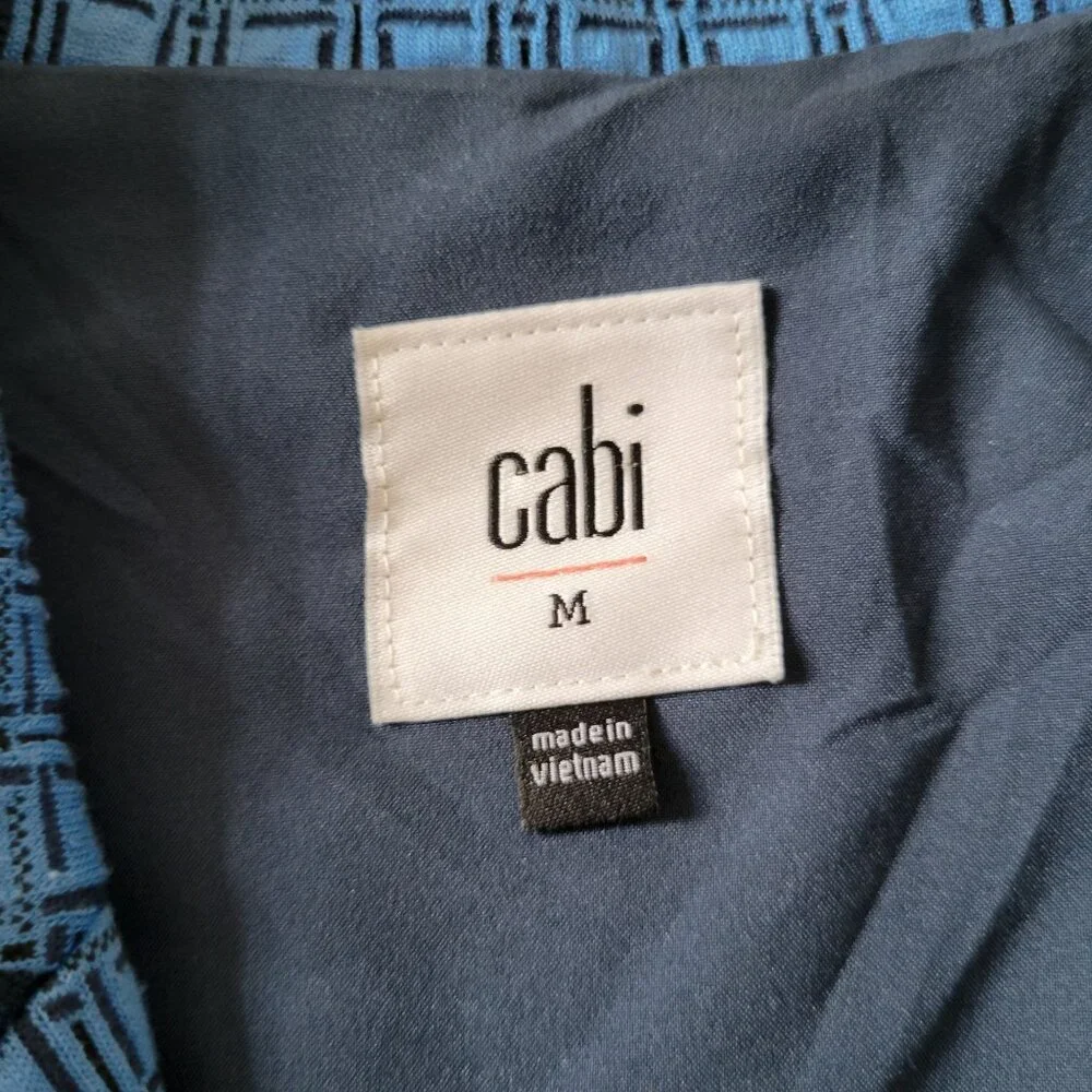 CAbi Blue Textured Blazer